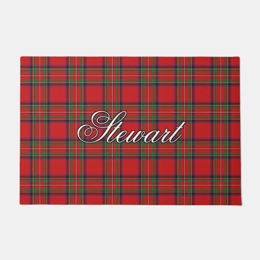 Schots Vista Clan Stewart Tartan Pset Deurmat (Voorkant)