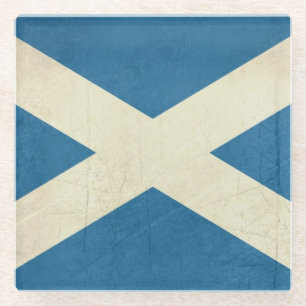 Schots vlaggenvoorbeeld glazen onderzetter