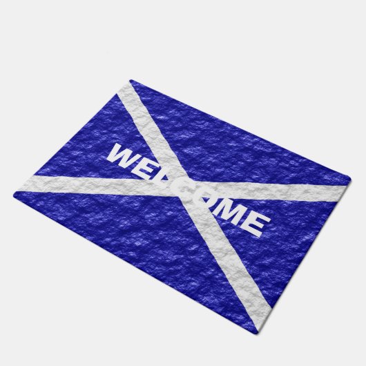 Schots vlagontwerp deurmat (Schuin)