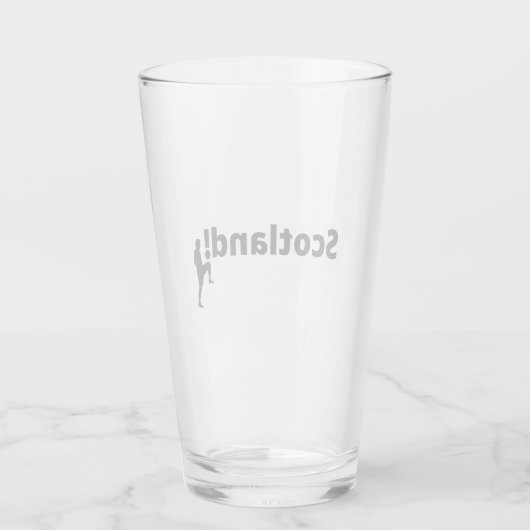 Schots voetbal glas (Achterkant)