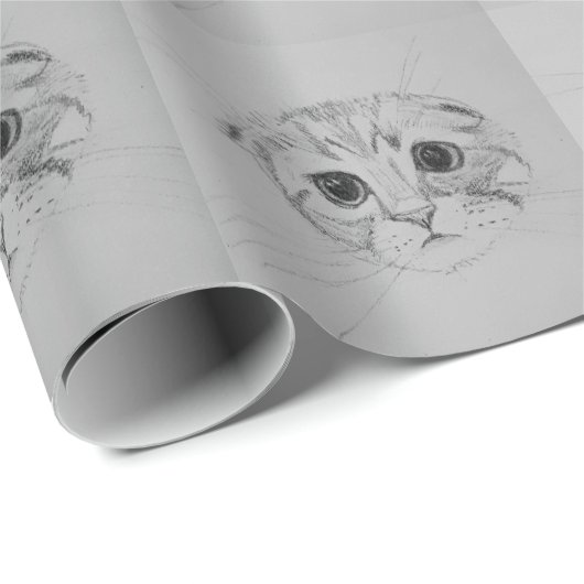 Schots vouw kitten inpakpapier (Rol Hoek)