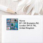 Schots vrolijk kerstfeest etiket (Insitu)