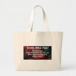 Schots Wha Hae-Tartan Grote Tote Bag
