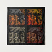 Schots windhond: "the most perfect" wandkleed (Voorkant (horizontaal))