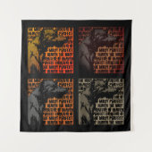 Schots windhond: "the most perfect" wandkleed (Voorkant)