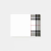 Schots-zwart-wit Clan MacPherson Tartan Post-it® Notes (Voorkant)
