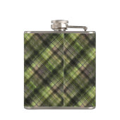 Schots zwarte inktvis, geplateerd heupfles (Achterkant)