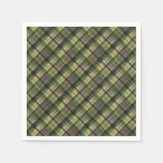 Schots zwarte inktvis, geplateerd servet (Voorkant)