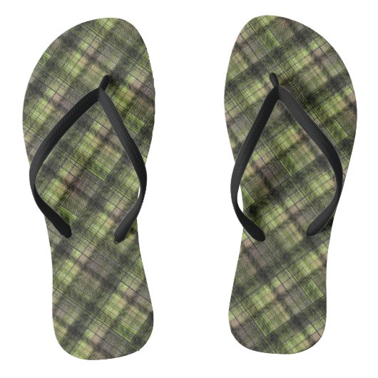 Schots zwarte inktvis, geplateerd teenslippers (Voetbed)