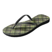 Schots zwarte inktvis, geplateerd teenslippers (Schuin)