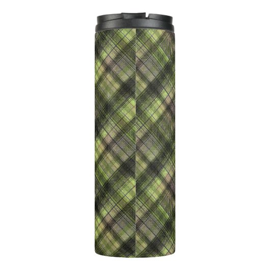 Schots zwarte inktvis, geplateerd thermosbeker (Achterkant)