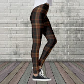 Schots zwarte woud Tartan Vrouwelijke Leggings