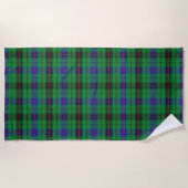 Schotse accenten Clan Davidson Tartan Strandlaken (Voorkant)