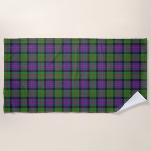 Schotse Accenten Clan Donald MacDonald Tartan Strandlaken (Voorkant)