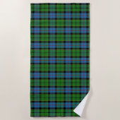 Schotse accenten Clan Forsyth Tartan Strandlaken (Voorkant)