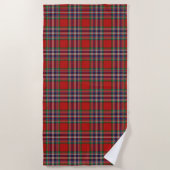 Schotse accenten Clan MacFarlane Tartan Strandlaken (Voorkant)