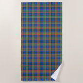 Schotse accenten clan MacLellan Tartan Strandlaken (Voorkant)