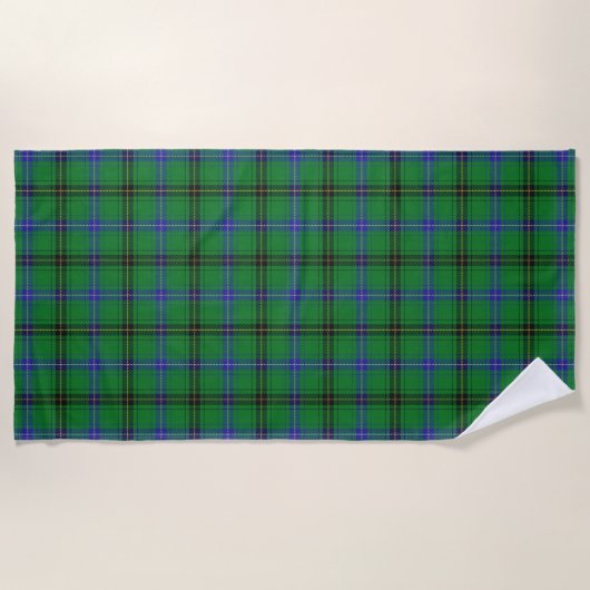 Schotse Accents Clan Henderson Tartan Strandlaken (Voorkant)