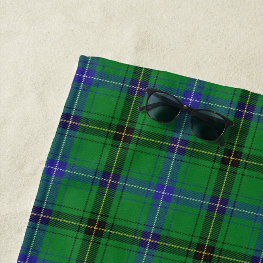 Schotse Accents Clan Henderson Tartan Strandlaken (In situ)
