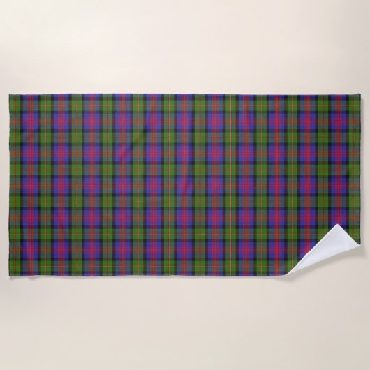 Schotse Accents Clan MacLennan Tartan Strandlaken (Voorkant)