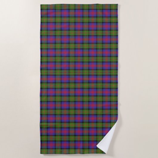 Schotse Accents Clan MacLennan Tartan Strandlaken (Voorkant)