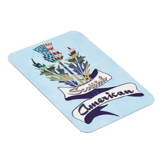 Schotse Amerikaanse distel flexi magneet (Rechterzijde)