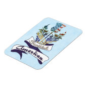 Schotse Amerikaanse distel flexi magneet (Linkerzijde)