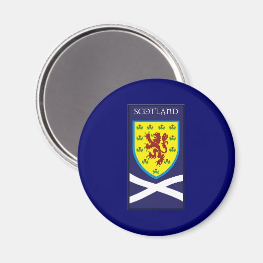 Schotse badge magneet (Voorkant / Achterkant)
