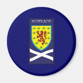 Schotse badge magneet (Voorkant)