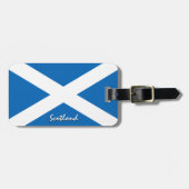 Schotse Bagagelabels, patriottische Schotse vlag Bagagelabel (Voorkant horizontaal)