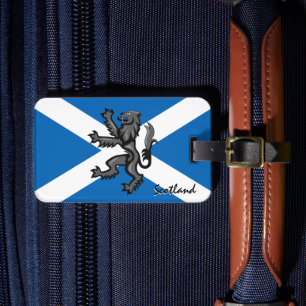 Schotse Bagagelabels, Rampant, Schotse vlag Bagagelabel