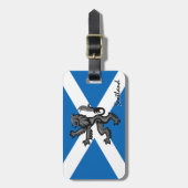 Schotse Bagagelabels, Rampant, Schotse vlag Bagagelabel (Voorkant verticaal)