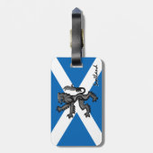 Schotse Bagagelabels, Rampant, Schotse vlag Bagagelabel (Achterkant verticaal)