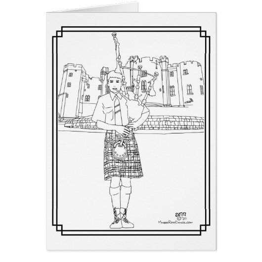 Schotse Bagpipes (Voorkant)