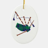 Schotse Bagpipes Keramisch Ornament (Voorkant)