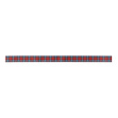 Schotse baillie van Polkemett Red Pset Tartan Satijnen Lint (Voorkant)