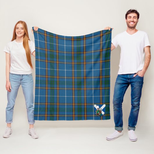 Schotse Bairn Tartan Plaid Fleece Deken (In situ)