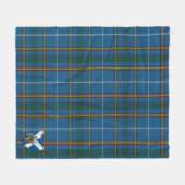 Schotse Bairn Tartan Plaid Fleece Deken (Voorkant (Horizontaal))