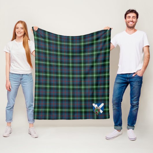 Schotse Bannatyne Tartan Plaid Fleece Deken (In situ)