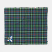 Schotse Bannatyne Tartan Plaid Fleece Deken (Voorkant (Horizontaal))