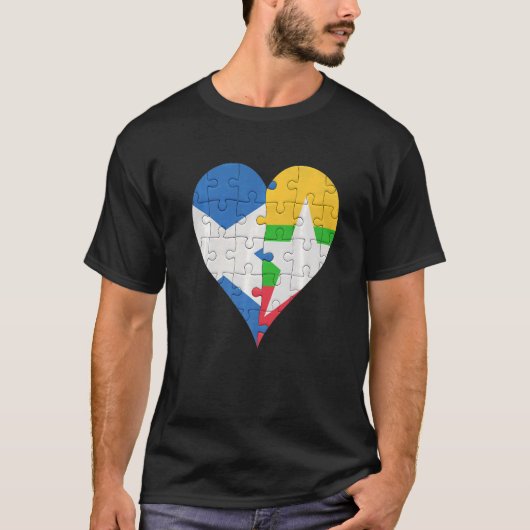 Schotse Birmaanse vlag hart T-shirt (Voorkant)