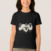 Schotse Black Faced Sheep T-shirt (Voorkant)