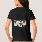 Schotse Black Faced Sheep T-shirt (Achterkant)
