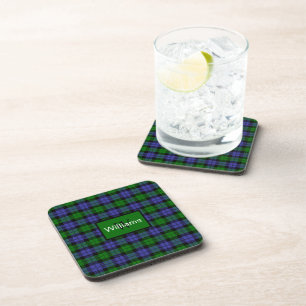Schotse Black Watch Tartan Plaid Bier Onderzetter