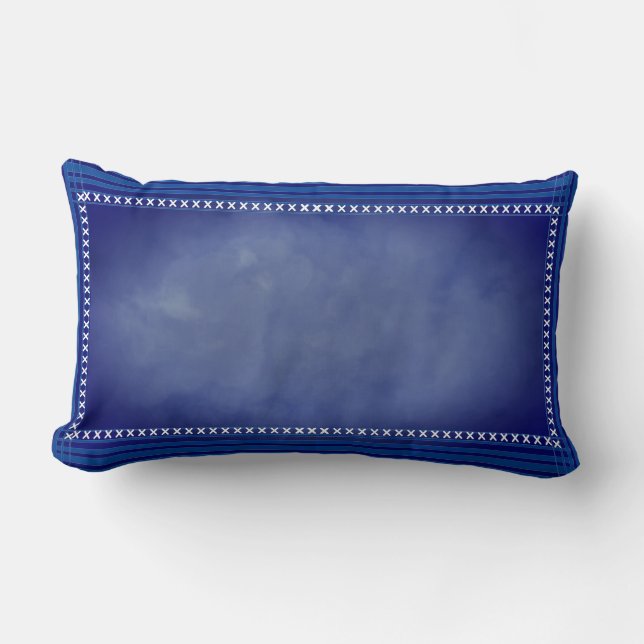 Schotse Blauwe Kussen (Voorkant)