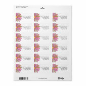 Schotse Bloem Etiket (Full Sheet)