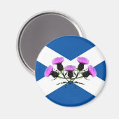 Schotse bloem magneet (Voorkant / Achterkant)