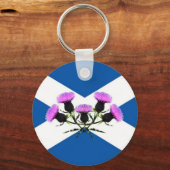 Schotse bloem sleutelhanger (Voorkant)