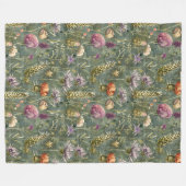 Schotse bloemen fleece deken (Voorkant (Horizontaal))
