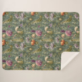 Schotse bloemen sherpa deken (Voorkant (horizontaal))